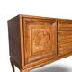 Italian Mid-Century cherrywood veneered and solid wood sideboard.