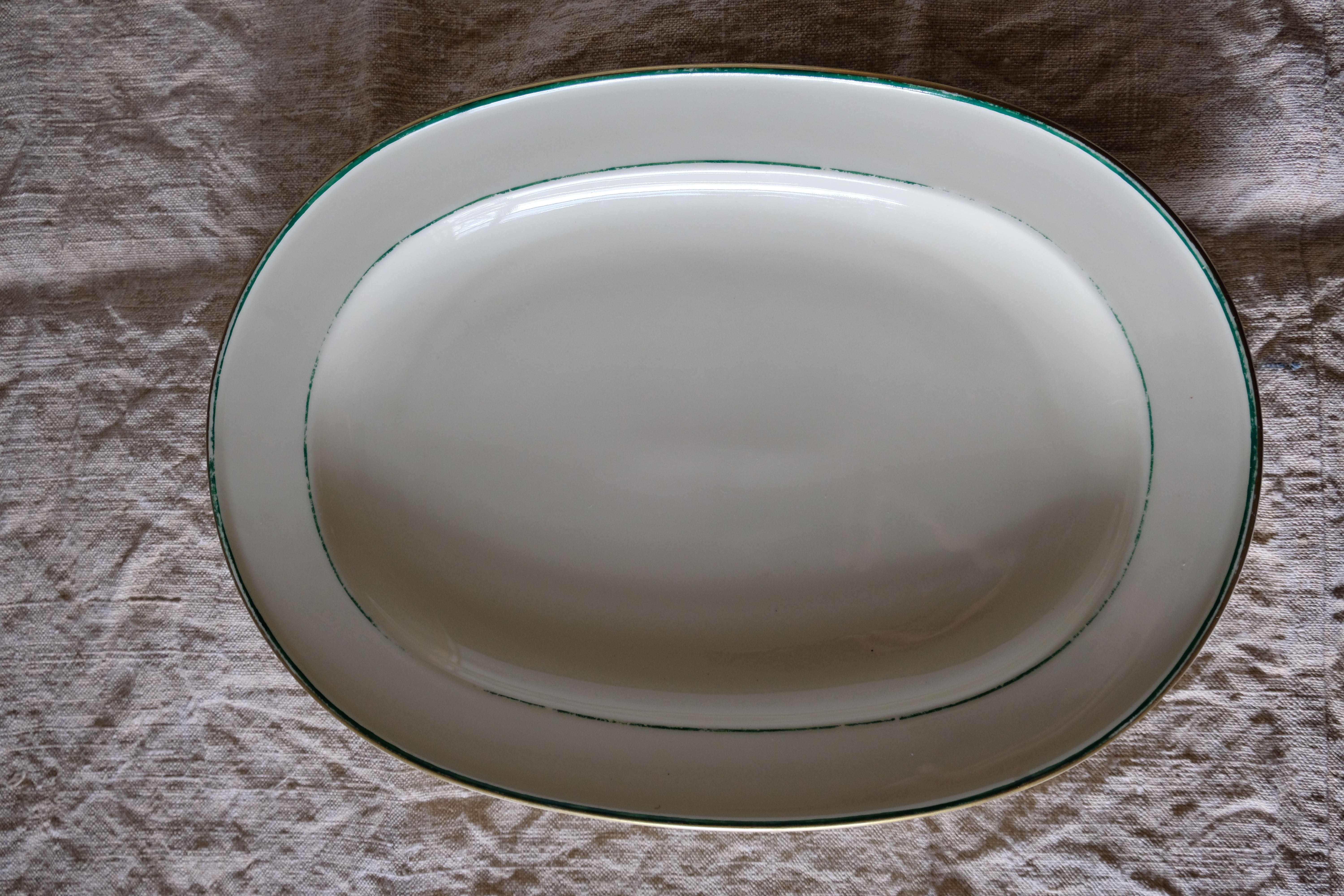 Great dishes of the hotel service "Grand Hotel Nationale" Lucerne Switzerland of the Buchecker manufacture