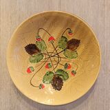 Poet Laval cup, strawberry décor, dabbling, vintage
