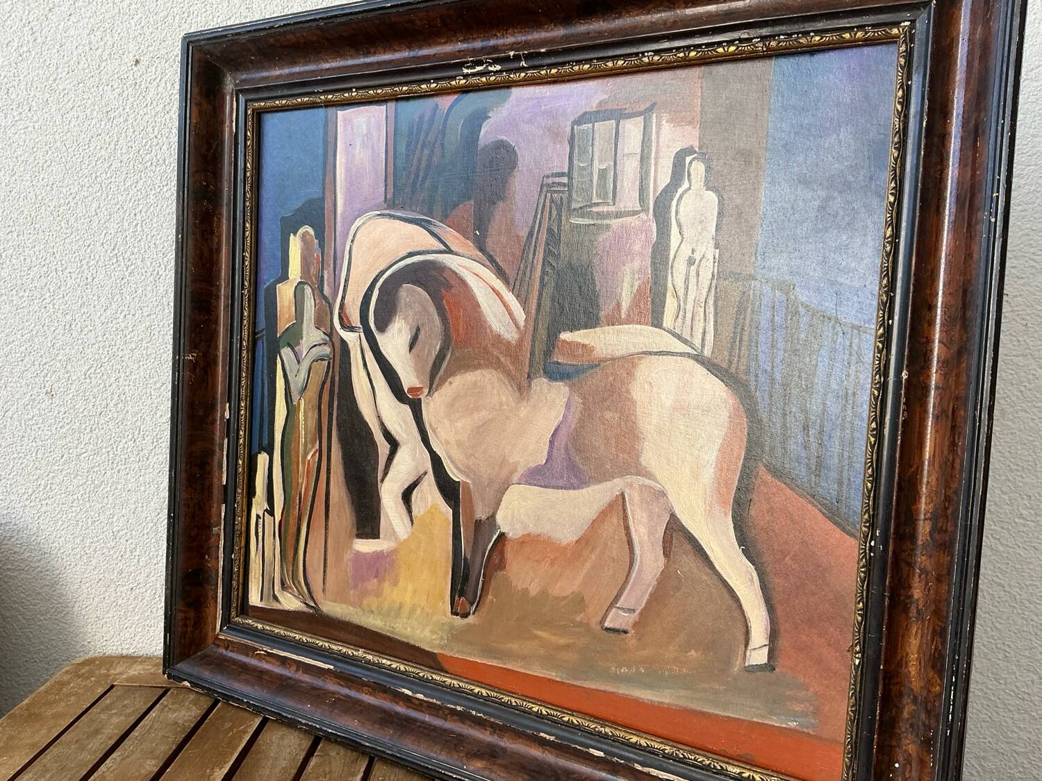 Kadar Bela unsigned Oil Painting Cubism