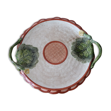Majorca slip pie serving dish