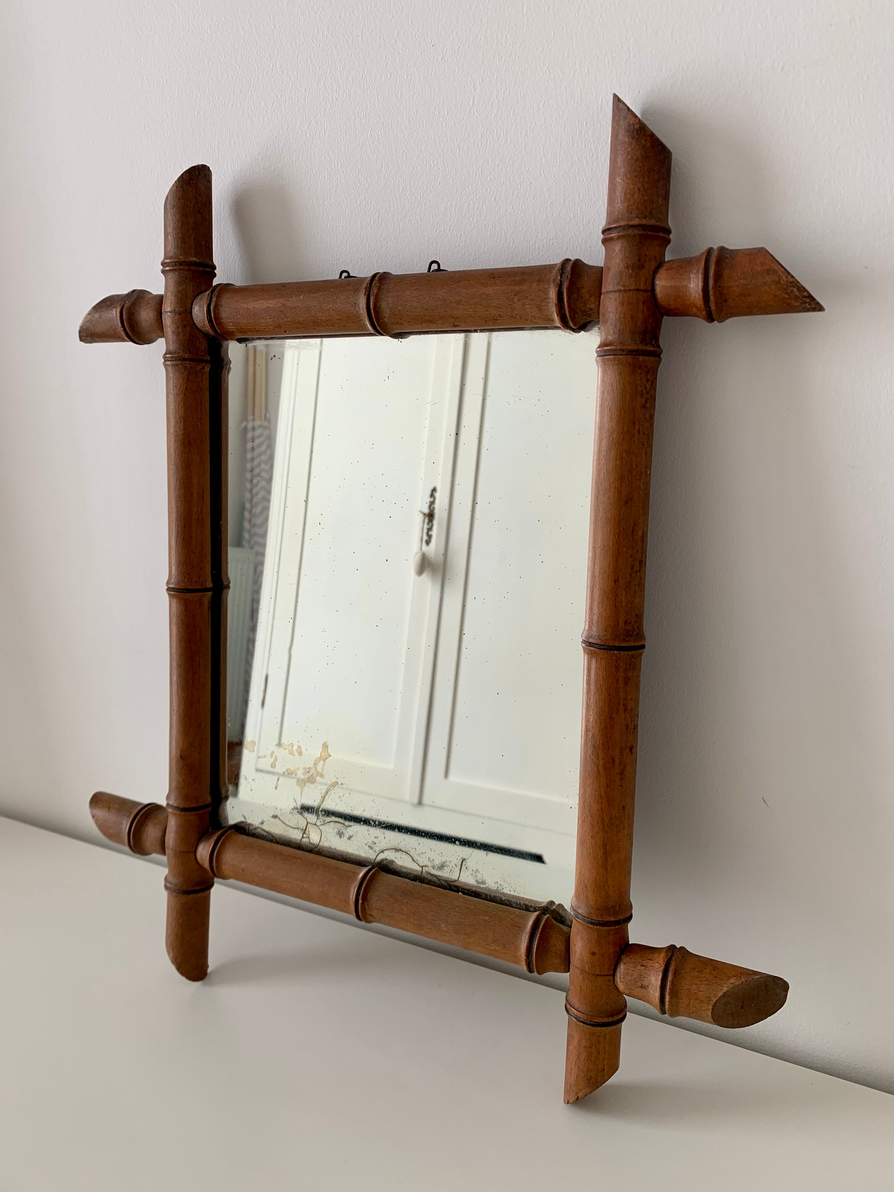 Bamboo Mirror 43x48cm