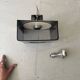 Wall lamp in chromed metal and plexiglass disco model by Jocelyne Trocmé, 1970