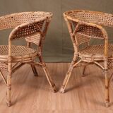 Series 4 rattan armchairs