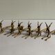 Porte couteaux antilopes laiton
