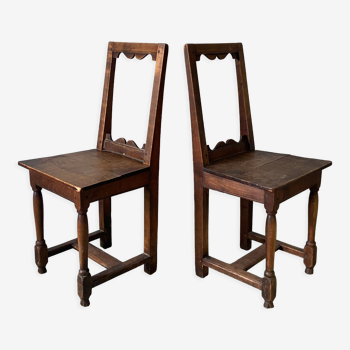 Paire de chaises de Lorraine XIXeme siècle