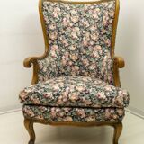 Mid-Century Modern Chippendale Style Walnut Armchair, 1960s