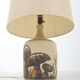 Rare Danish ceramic lamp designed by Bente Jessen, 1970s