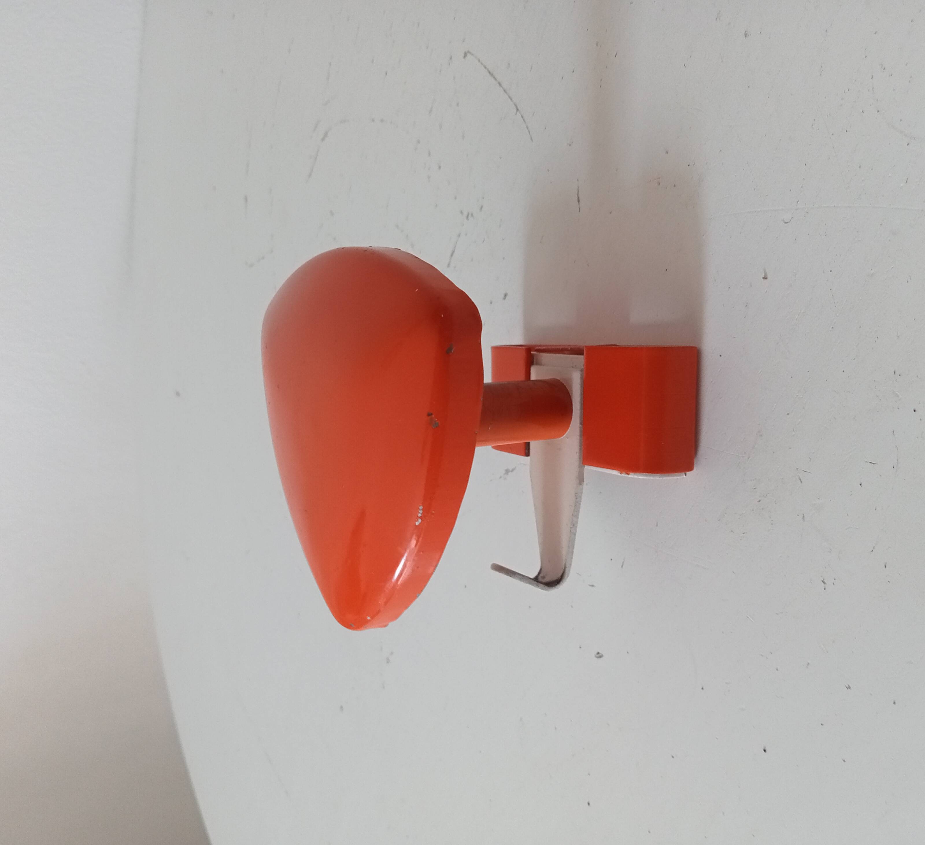 Vintage 1970s wall coat hook.