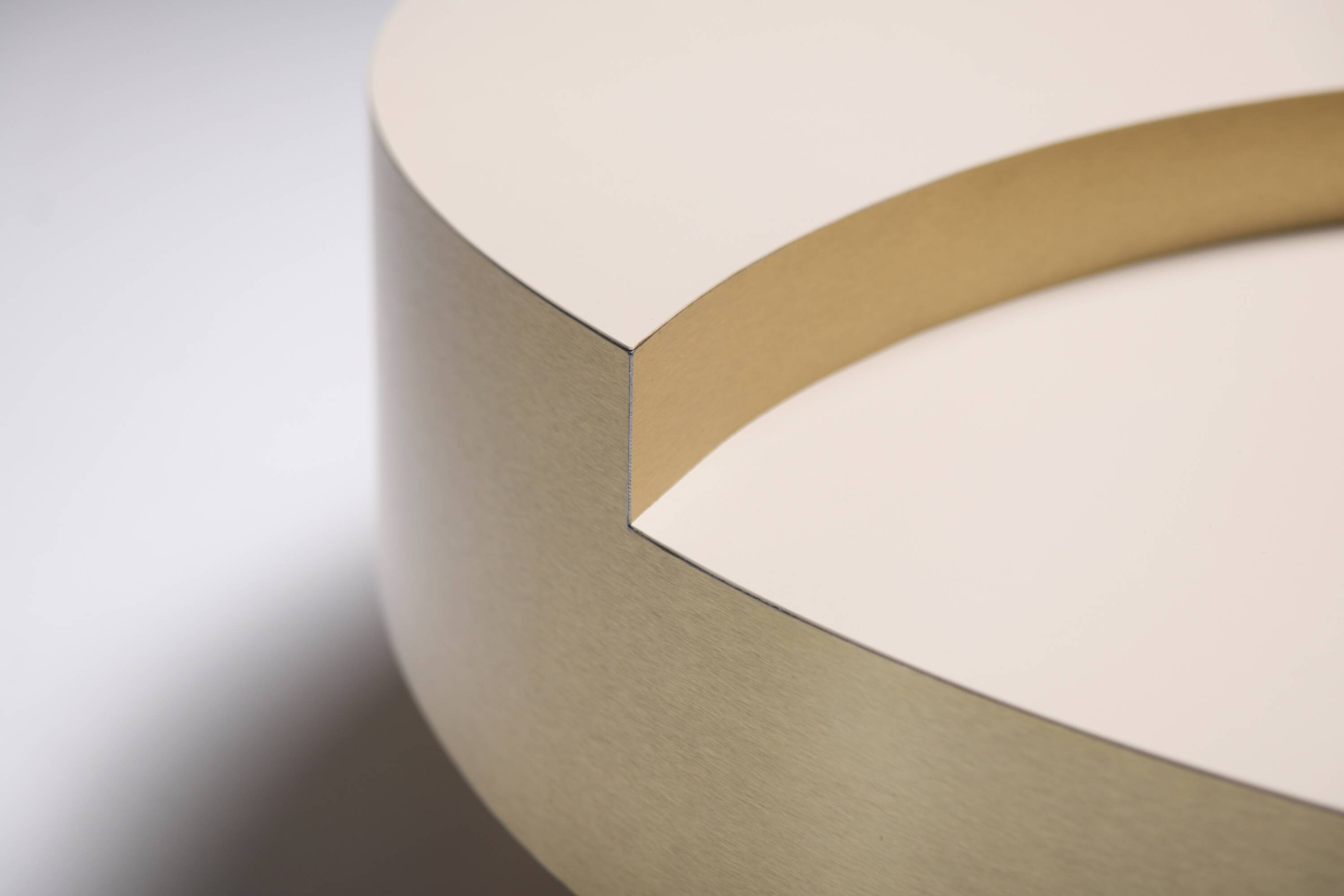 Rare rotating TRG coffee table with bar style Willy Rizzo