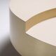 Rare rotating TRG coffee table with bar style Willy Rizzo