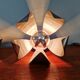 Pair of Space Age wall sconces in chrome metal, 1970s