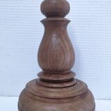 Vintage turned solid wood lamp base