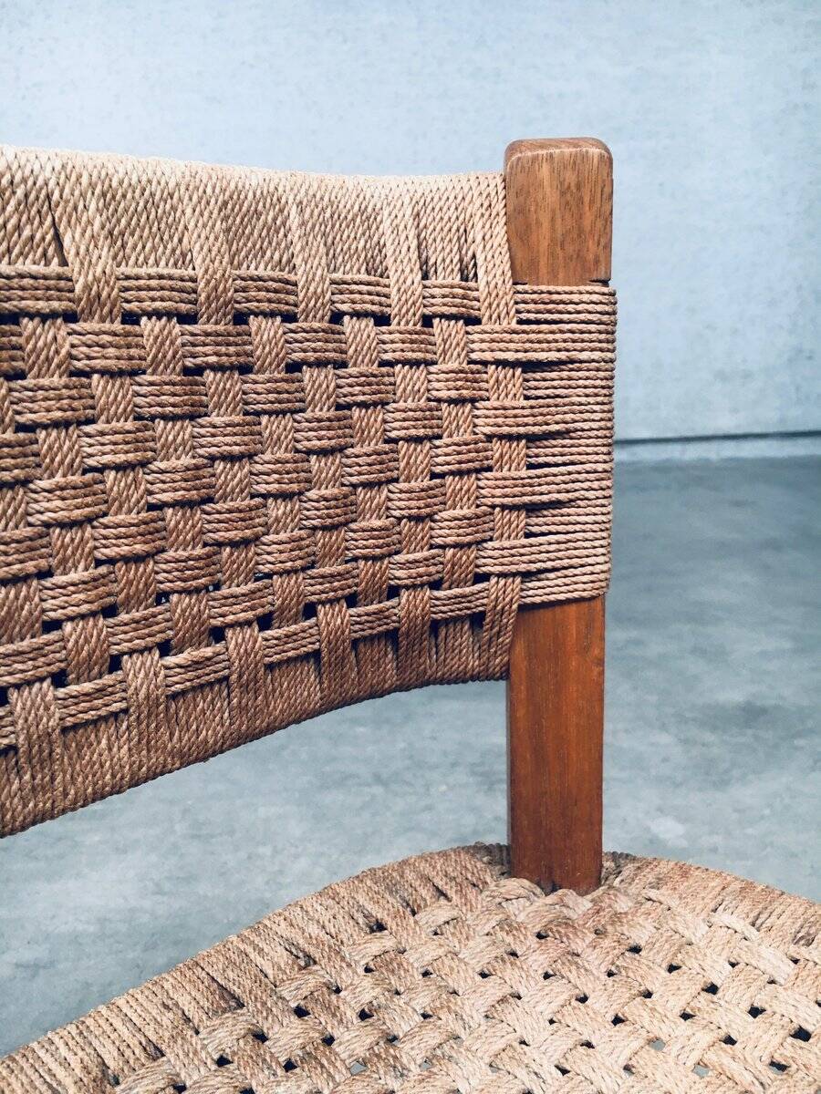 Mid-Century Rope Side Chair, Sweden, 1960s