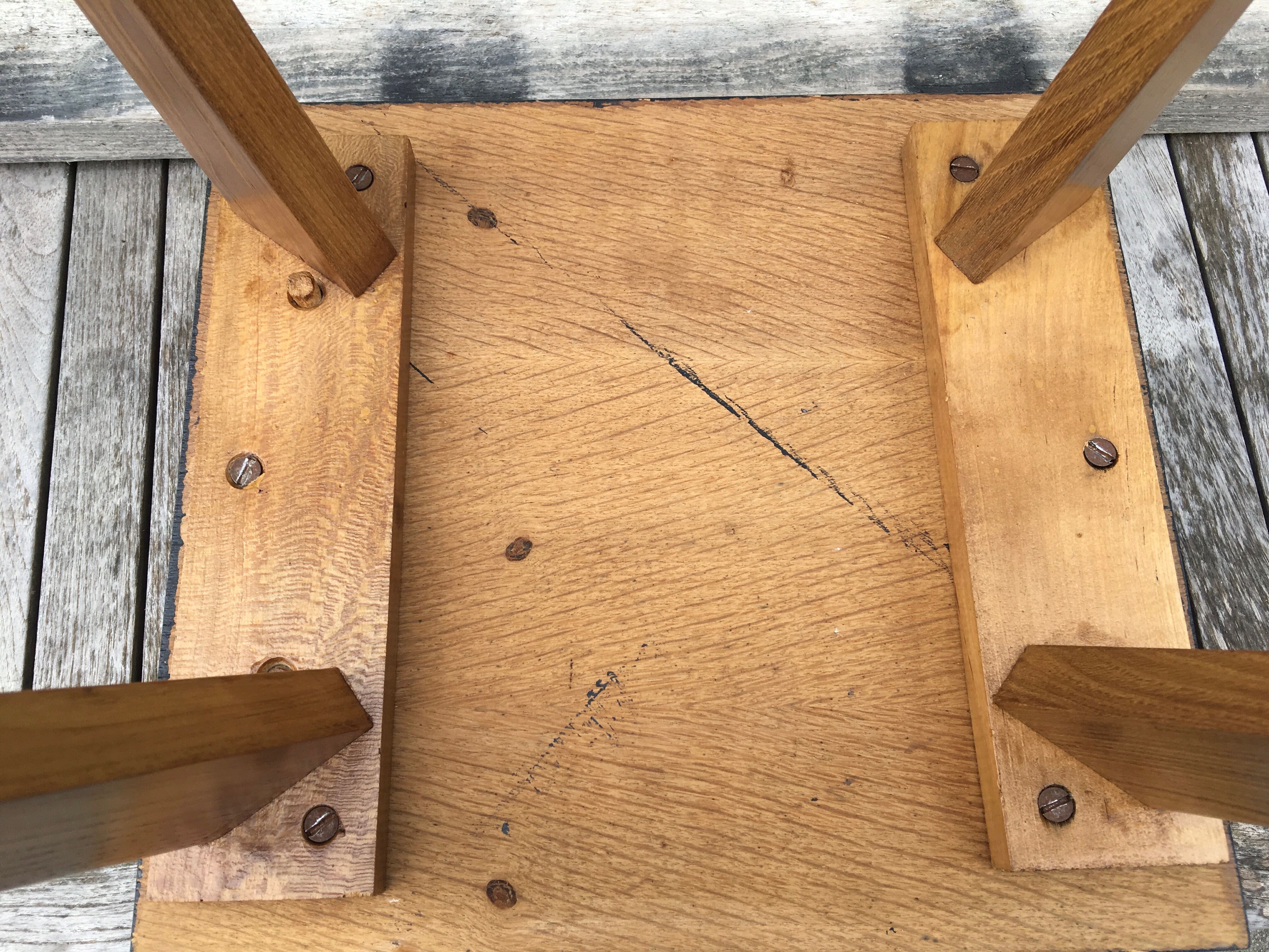 Vintage bedside feet compass restyled