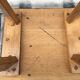 Vintage bedside feet compass restyled