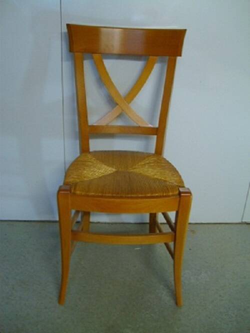 Beech cross chair, work chair