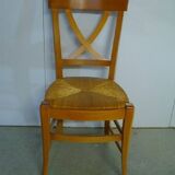Beech cross chair, work chair