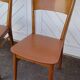 Paire de chaises en hêtre des années 50