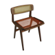 Chaise de bureau pieds compas 50/52