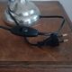 Chrome metal design table lamp – swan neck style