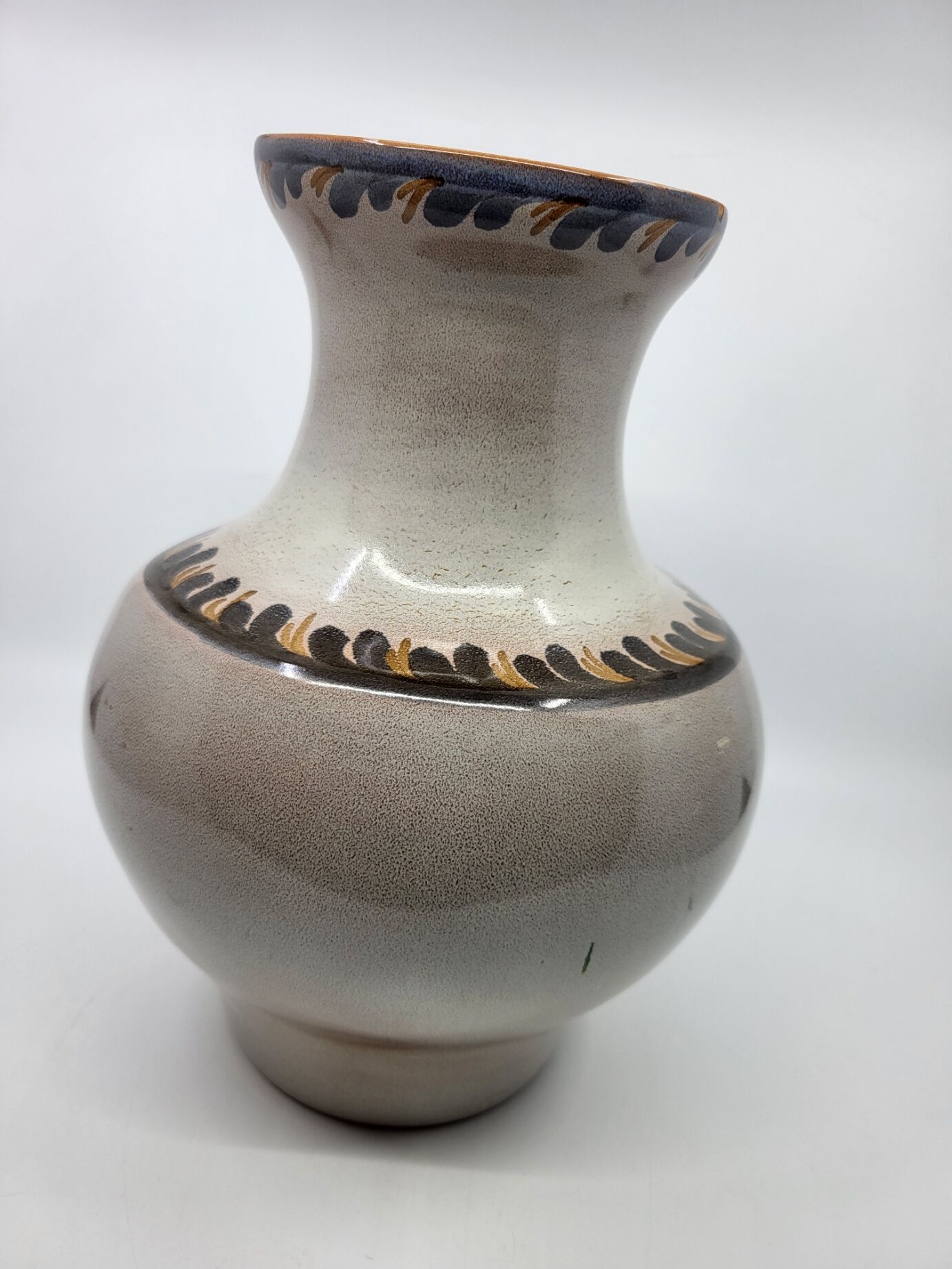 Vase, Jug Jean de Lespinasse (JdL) Hand Decorated France Vintage