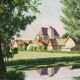 Oil painting on canvas, signed, 20th century, circa 1940