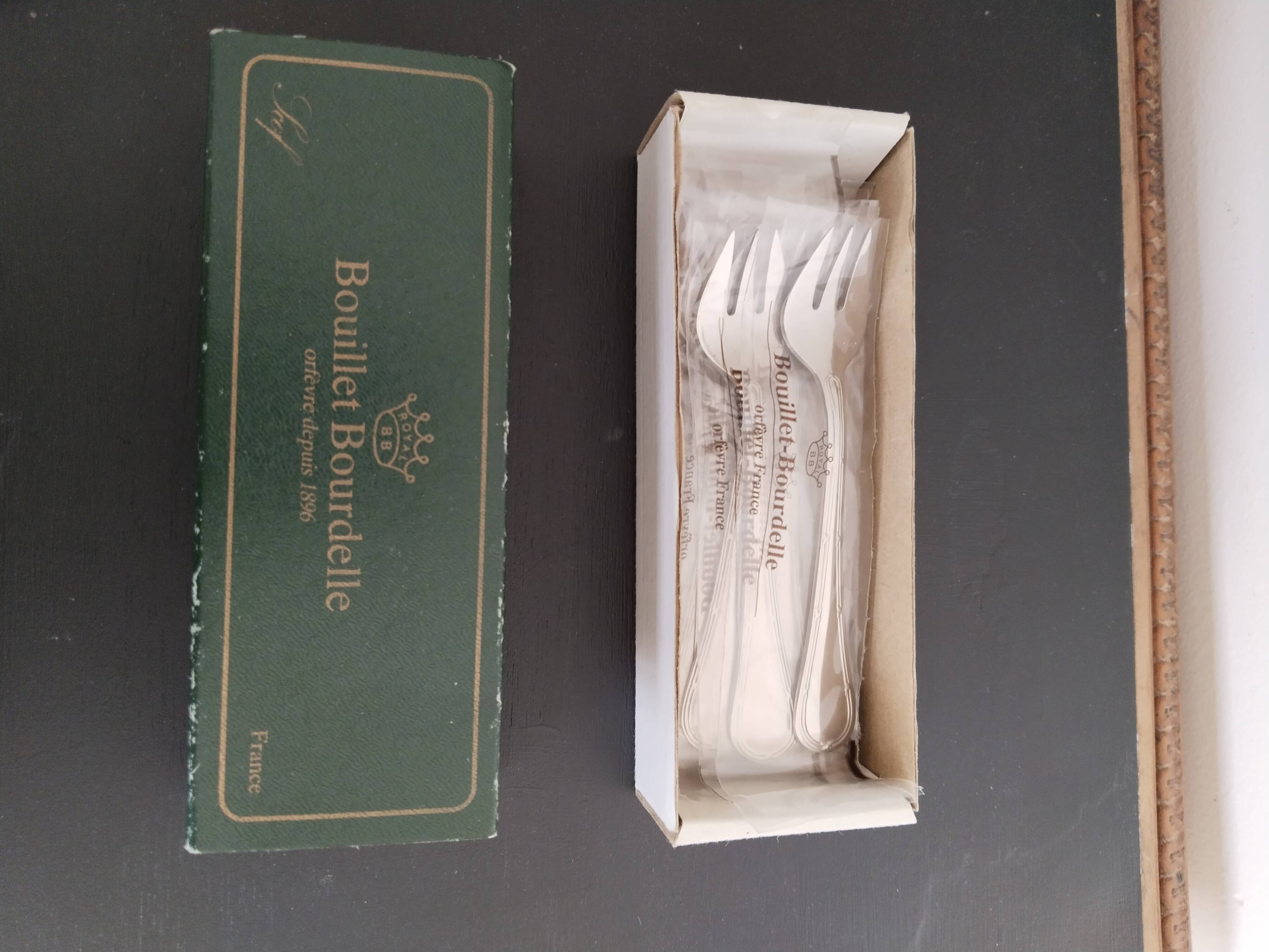 Crystal salt and pepper shakers signed Daum France; antique french