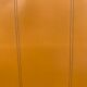 Lot 4 Italian chairs, Cidue camel leather and chrome 1970