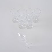 Set of crystal glasses, Danish design, 1970s, manufactured in Denmark