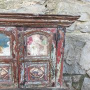 Nepalese furniture with photo of the king