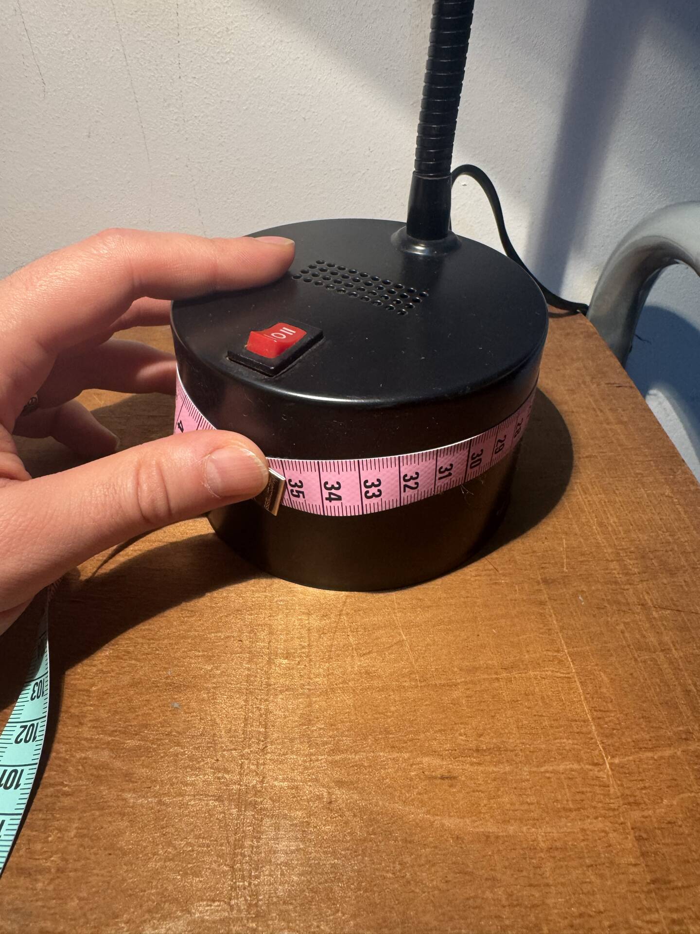 Vintage stilplast halogen desk lamp