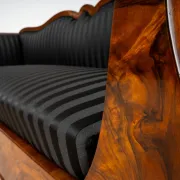 Exceptional 19th Century Biedermeier Walnut Sofa, circa 1850