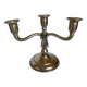 Silver metal 4-light candlestick chandelier