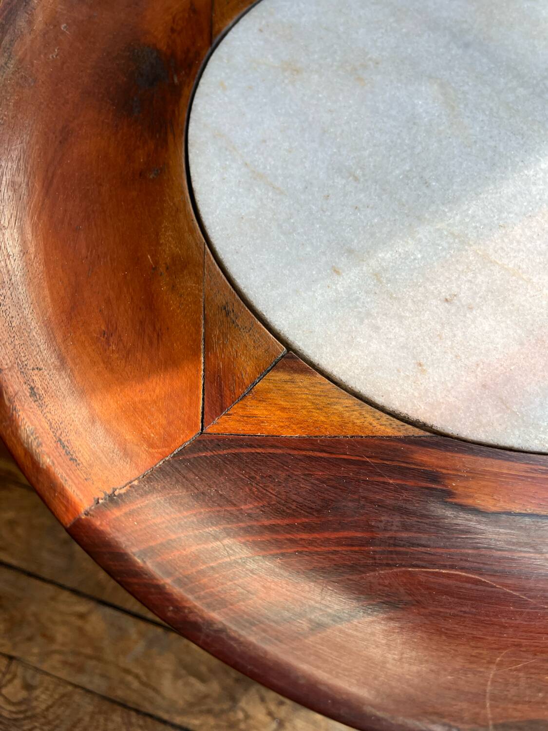 G. Scapinelli. Pair of Maracana side tables.