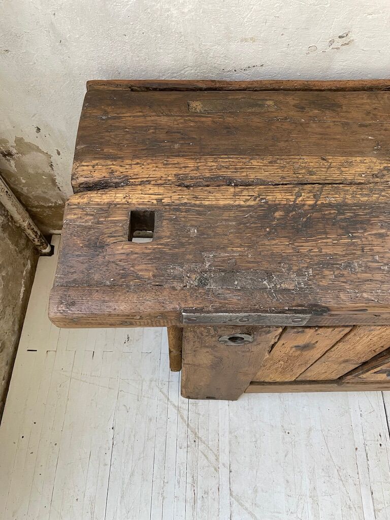 Established former brutalist console oak pine