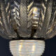 Iridescent Venetian glass chandelier from Murano, Barovier and Toso, circa 1930.