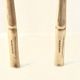 Vintage service cover, gilded bamboo, Hollywood Regency - circa 197.