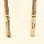 Couvert de service vintage, bambou doré, Hollywood Regency - circa 197
