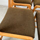Set of 6 wooden chairs sled baumann vintage / year 60
