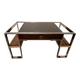Aston art deco style coffee table with two drawers