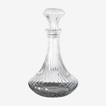 Carafe à vin en verre à volutes