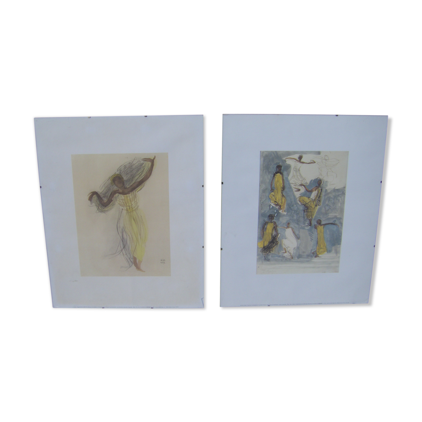 drawings and watercolors by Auguste Rodin made by Offset printing