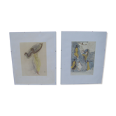 Dessins et aquarelles de auguste rodin réalisé par impression offset