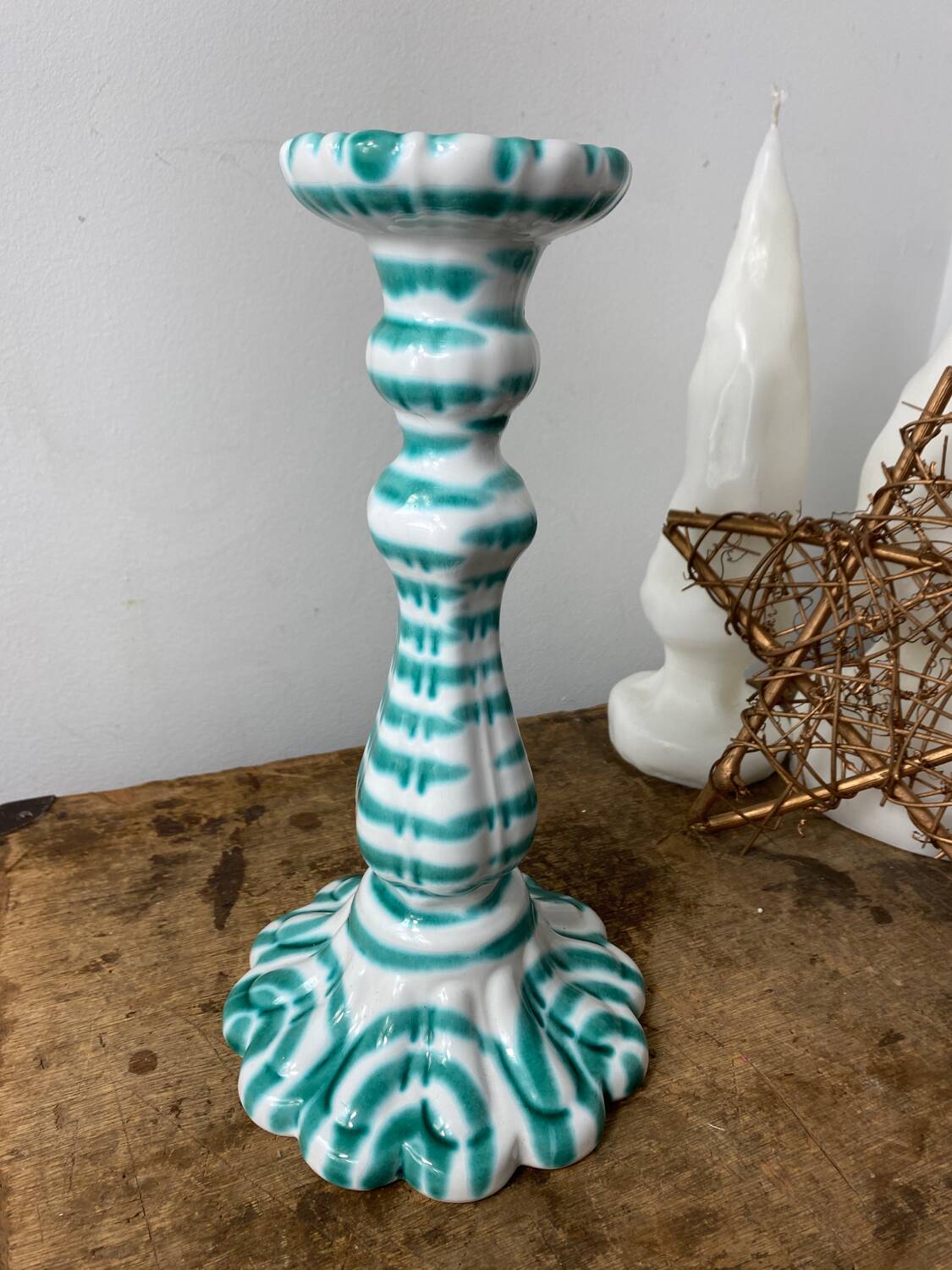 Ceramic candle holder