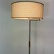 Bauhaus Wood and Steel Floor Lamp, 1950s