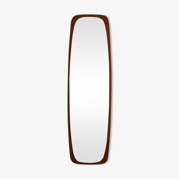 Oval Mid 20th century Wall Mirror by Glas&Tra 1960s 33x111cm