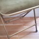Velvet folding chair