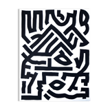 Painting on paper - "Roof"