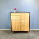 Highboard, striped maple, 1960s